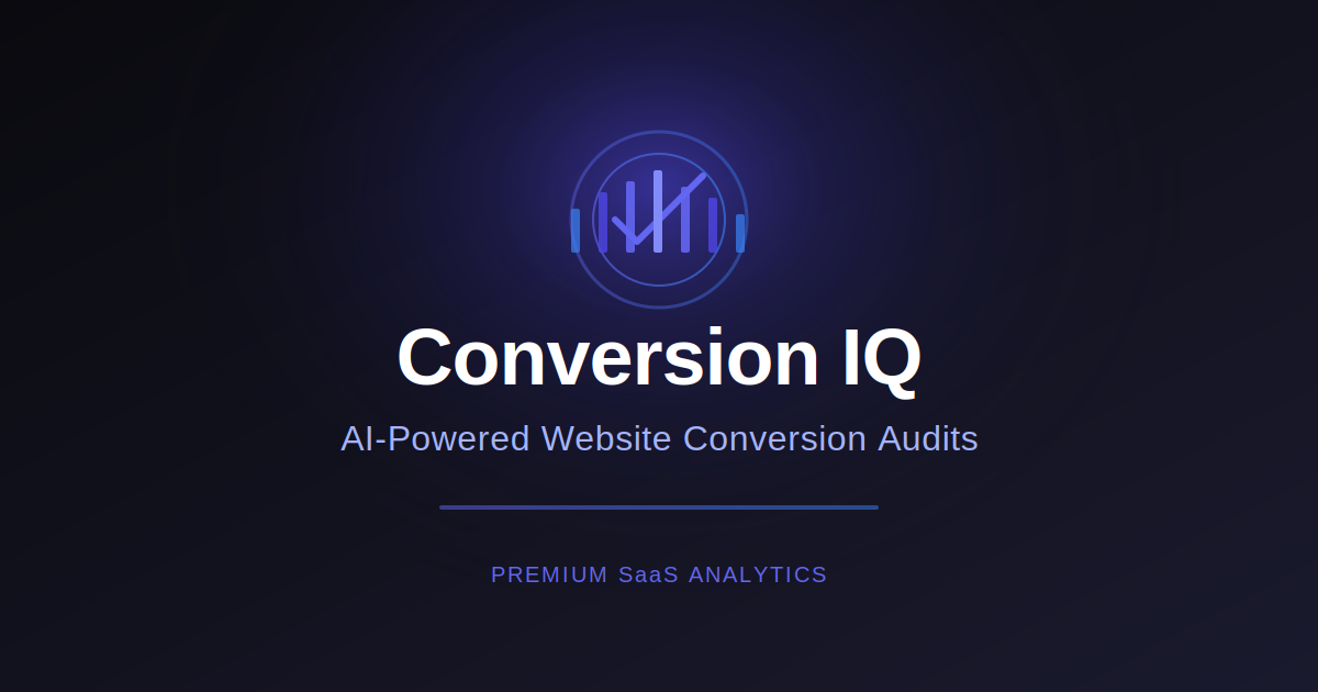Conversion IQ — AI-Powered Website Conversion Optimization for Agencies
